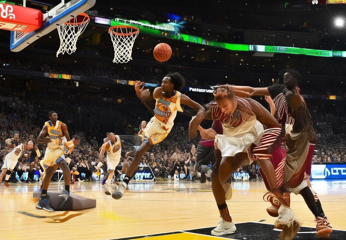 掘金VS骑士：约基奇领衔，精彩对决回顾